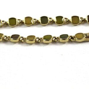 Liz Claiborne Gold-Tone Enamel Link Bracelet